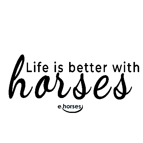 Life Horse Sticker by ehorses GmbH & Co. KG