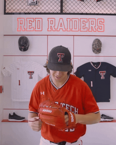Trendan Parish GIF by Texas Tech Baseball