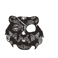 DeluxeDistillery logo pub bartender happy weekend Sticker