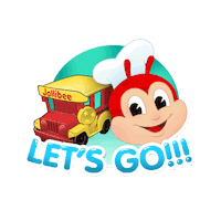 go road trip Sticker by Jollibee