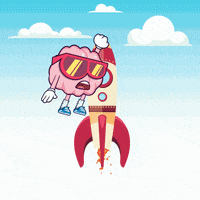 Flying To The Moon GIF by BigBrains