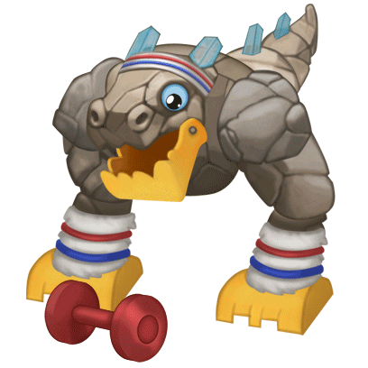 Workout Working Out Sticker by My Singing Monsters