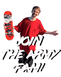 Braille Army Sticker by Braille Skateboarding