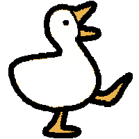 Bird Duck Sticker