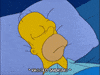 Tired Season 13 GIF by The Simpsons