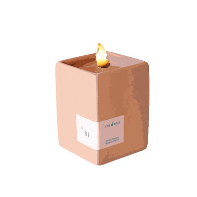 dearsundays giphyupload candle clean beauty sundays Sticker