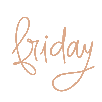 Friday Orange Sticker