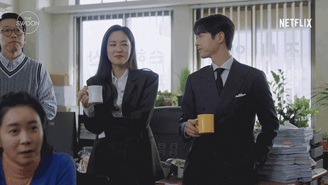Korean Drama Fist Bump GIF by The Swoon