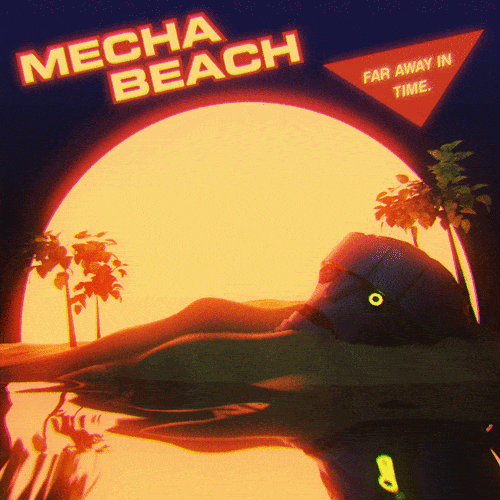 science fiction beach GIF by Abel M'Vada