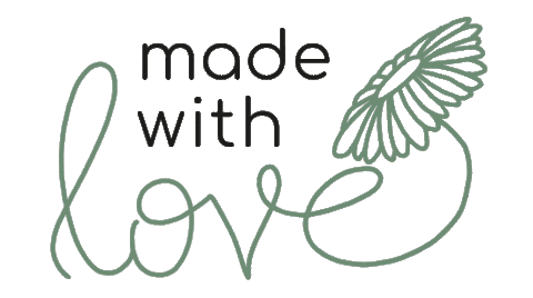 matabooks giphyupload love flower vegan Sticker