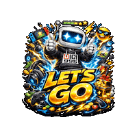 Lets Go Hype Sticker by Digi 995