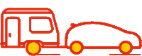 Camper Caravan Sticker by ADAC Camping