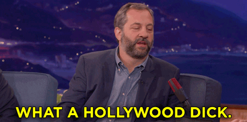 judd apatow what a dick GIF by Team Coco
