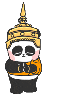 Panda Thailand Sticker by Shiny bear