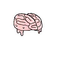 brain the grime Sticker by deladeso