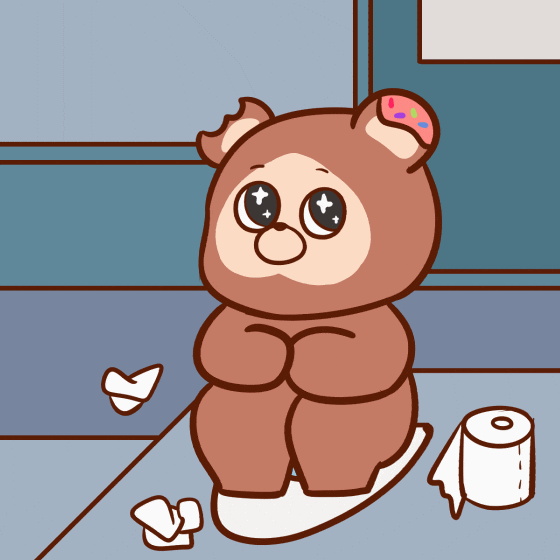 Toilet GIF by Beraji Bears