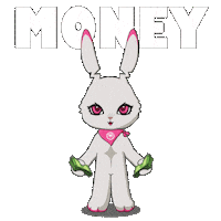 Money Falling Sticker by Fluffey