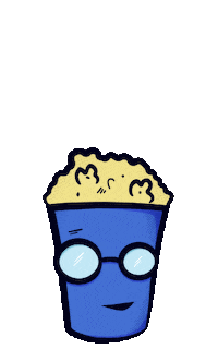Jump Popcorn Sticker