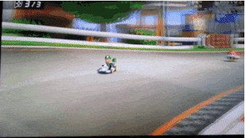 mario kart 8 luigi GIF