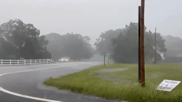 Strong Winds and Rain Batter Eastern North Carolina