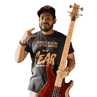 Excited Rock Sticker by Refresco.tv