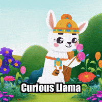 Flowers Curiosity GIF by Llamaozi