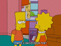 angry bart simpson GIF