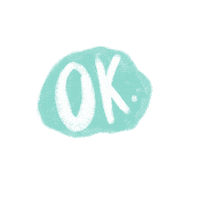 Thanks Ok Sticker by Macqueza