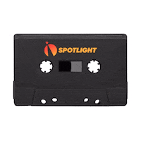 Spotlight_UK retro nostalgia tape spotlight Sticker