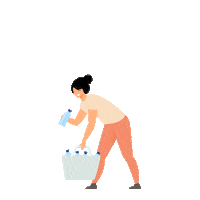 siklusrefill pilahsampah siklustukarwadah botolkosong siklusmengumpulkanbotolkosong Sticker