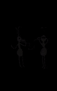 Illustration Hormiga GIF