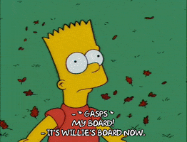 angry bart simpson GIF