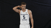 Byu Basketball Go Cougs GIF by BYU Cougars