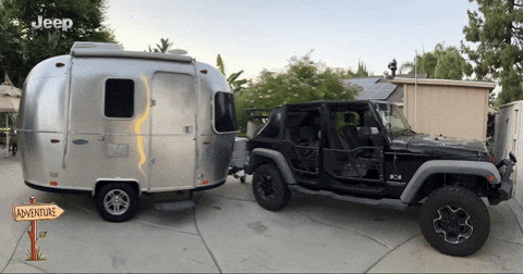 Jeep Wrangler Airstream GIF