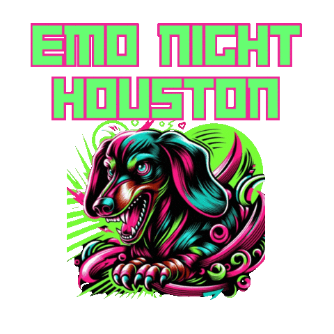 Dachshund Emo Night Sticker by Emo Night Houston