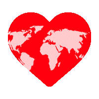 Heart Travel Sticker by Passagens Imperdíveis
