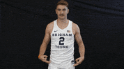 Byu Basketball Brigham GIF by BYU Cougars