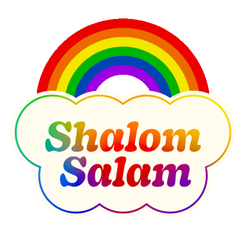 Lgbt Pride Israel Sticker by GIF Peace a Chance