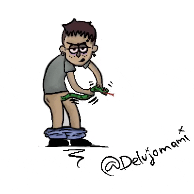 DelujoMami giphygifmaker pipi serpiente culebra GIF