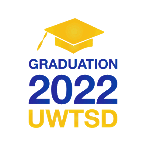 Graduation Trinity Sticker by UWTSD