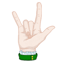 Rock On Sticker by Stickerpacks.design