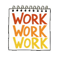 Hard Work Sticker by Daniela Nachtigall