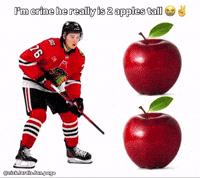 Apple Blackhawks GIF