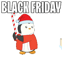 Black Friday Shopping Sticker by Pudgy Penguins