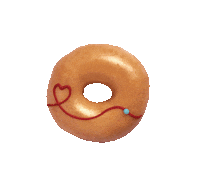 Valentine Donut Sticker by Nom Nom Jewels
