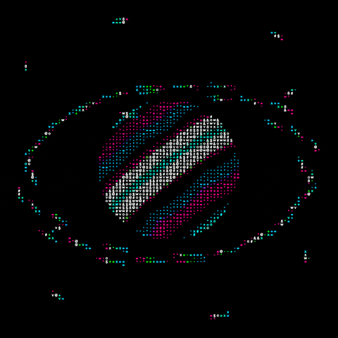 1mposter art animation loop 3d GIF