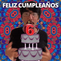 ¡Feliz 6.º cumpleaños!