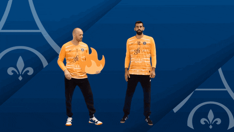 Celebrating On Fire GIF by Paris Saint-Germain Handball