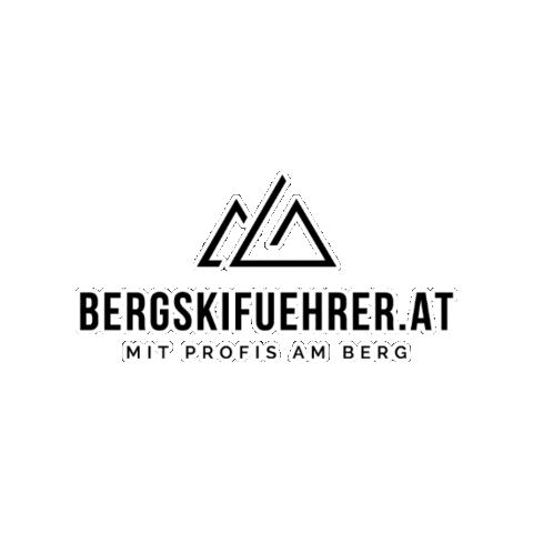 bergskifuehrer giphygifmaker mountainguide bergskifuehrer bergfuehrer Sticker