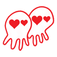 aloha hearts Sticker by Pepper